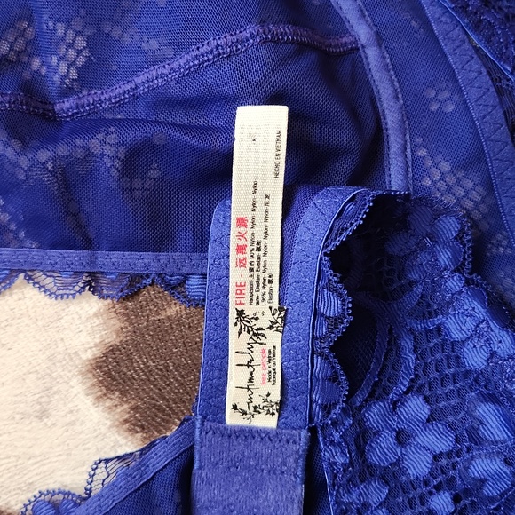 Free People Cobalt Blue bralette sz S - Picture 4 of 5